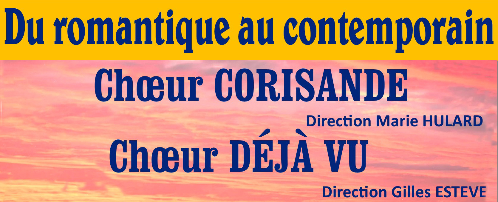 Du romantisme au contemporain, concert vocal – 17 mars 2022