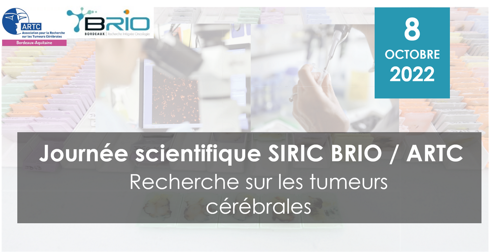 Journée scientifique SIRIC BRIO / ARTC – 8 octobre 2022